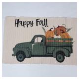 New Happy Fall Printed Rug 28"
