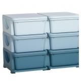 New 3 Tier Kids Storage Unit, 6 Drawer