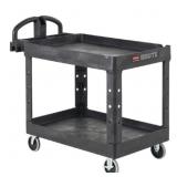 New $300 Rubbermaid 2-Shelf Utility/Service Cart