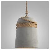 New Concrete Pendant Lamp, 1 Light Industrial