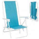 New $30 High Back Reclining Backpack Beach Chair