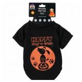 New Happy Halloween Novelty Pet Tee
