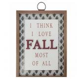 New 16x12" Wooden Harvest Wall Art