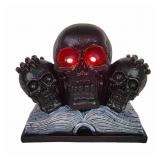 New Book and Skull light up decor