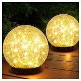 New 2 pack Outdoor Solar Garden Lights