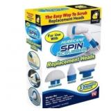 New Replacement brush heads for Hurricane Spin