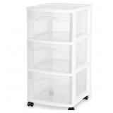 New 3-Drawer Rolling Caster Wheel Home Organizer