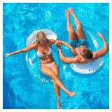 New Inflatable Double Lounger Pool Float