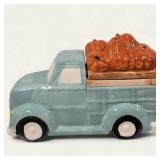 New Ceramic Truck Cookie Jar, Pumpkins