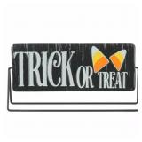 New Happy Halloween Metal Spinner Sign 2 Sided