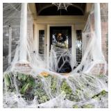 New 900 sqft Spider Webs Halloween Decorations