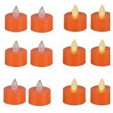 New Happy Halloween LED Tea Lights Set 12