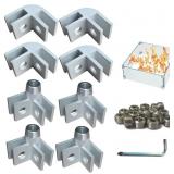 New DIY Glass Flame Wind Guard Kit, 8pcs Flame