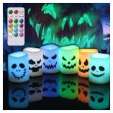 New Halloween Flameless Votive Candles Color