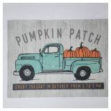New Rubber Pumpkin Patch Rug 24"