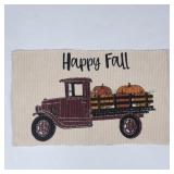 New Happy Fall Printed Rug 28"