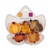 New Fall, Leaf, Harvest Cookie Cutter Set