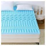 New Twin Mattress Topper, 7 Zone Cooling Foam