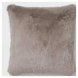 New Faux Rabbit Fur Decorative Throw Pillow