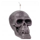 New Halloween Skeleton Skull Pillar Candle