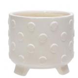 New Sagebrook Home Ceramic 8" Footed Planter
