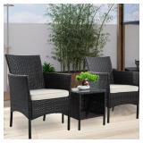 New 3PC Patio Outdoor Chairs set with Table