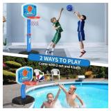 New Pool Basketball Hoop Poolside, Pool Toys