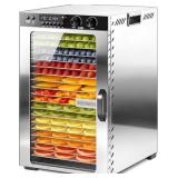 $280 Upgraded Food Dehydrator Machine 1100W, 12 St
