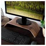 kalibri Wood Monitor Stand Riser - Computer Desk H