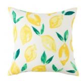 Sweet Lemon Reversible Outdoor Throw Pillow 16 X 1