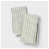 King 400 Thread Count Performance Pillowcase Green