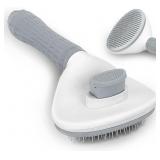 Dog & Cat Brush, Soft Self Cleaning Slicker Brush,