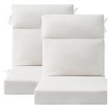 $115 Outdoor Separate High Back Chair Cushion Seat