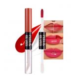Vibrant Red Coral Peel Off Lip Gloss Tattoo and Li