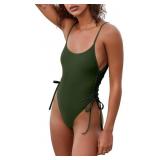 Medium Women's Sexy One Piece Bathing Suit Tummy C