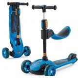 Kids Scooter, 2-in-1 Folding Kick Scooters,