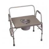 $115 Extra-Wide Heavy-Duty Drop-Arm Commode in Ste