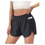 Large Women's Quick-Dry Running Shorts Workout Spo