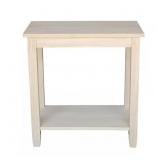 $100 Solano Unfinished Accent Table