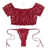 XSmall Women's Daisy Lingerie Bra Panty Set 2 Piec