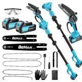 $140 4-in-1 Electric Pole Saw for Tree Trimming, 6