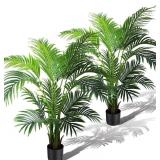 $138 4ft 2-Pack Artificial Palm Tree Plant, 47