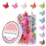 Glitter Mini Butterfly Hair Claw Clips,