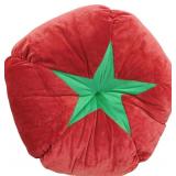 Tomato-Shaped Plush Pillow - Multi-Functional Cush
