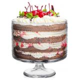 Glass Trifle Bowl, 110oz Trifle Bowl with