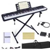 $200 88 Key Piano Keyboard, Semi Weighted Electron
