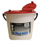 50165 10 Quart Bait Bucket White