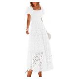 $63 Small Summer Dresses for Women 2026 Eyelet Squ