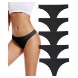 Medium Seamless Women Underwear Thongs,No Show Lad