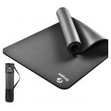 Gruper Yoga Mat Non Slip NBR Extra Thick Yoga Mat,